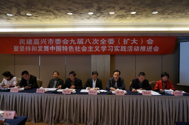 民建嘉興市委會召開堅持和發展中國特色社會主義學習實踐活動推進會
