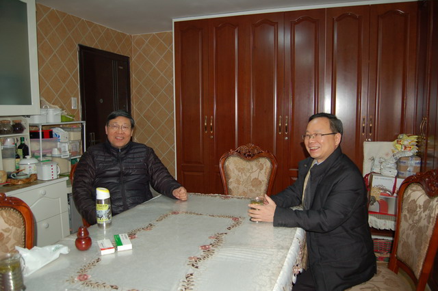 省委會領導春節前看望老同志、老領導