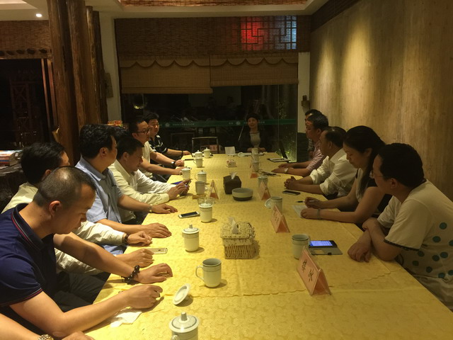 郭吉豐副主委在麗水調(diào)研會(huì)員企業(yè)情況
