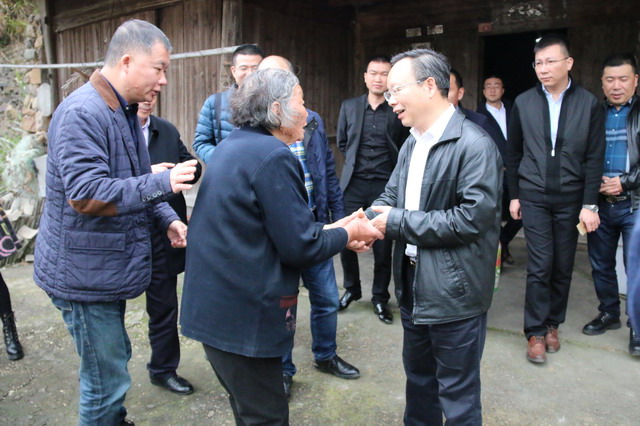 陳小平主委赴青田縣禎埠鄉慰問考察調研